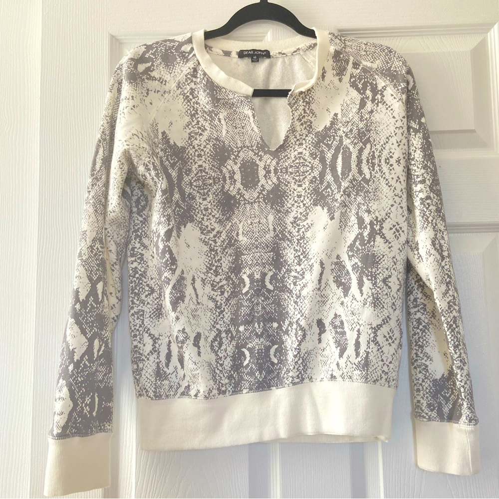 Dear John Snakeprint lightweight Sweatshirt